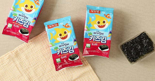 핑크퐁 유기 키즈 도시락김