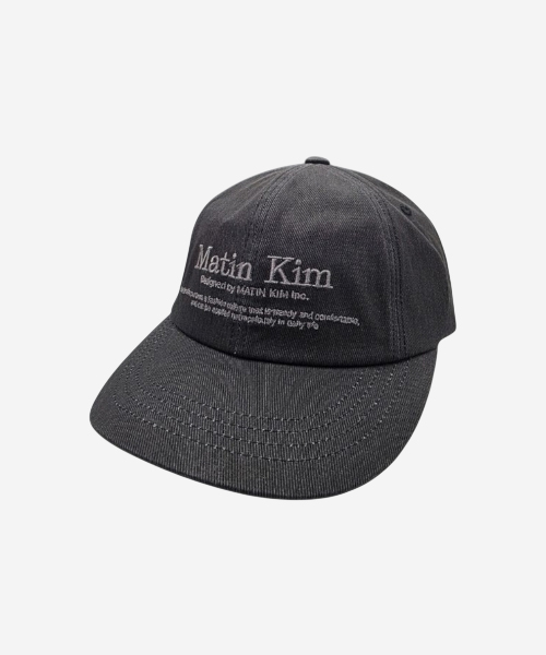 [마뗑킴] 플랫 브림 캡_MK249OHT040M 다크브라운
