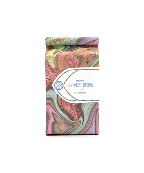 [웨이브온]디카페인 블렌드원두 200g