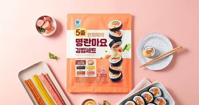 [사조] 5줄 한끼뚝딱 명란마요 김밥세트 310g